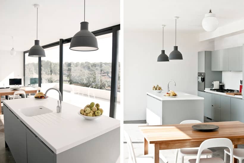 Kitchen and interior design of a news build house in Puglia