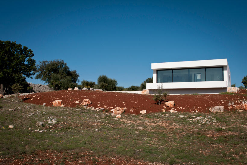New build house in Puglia, Italy