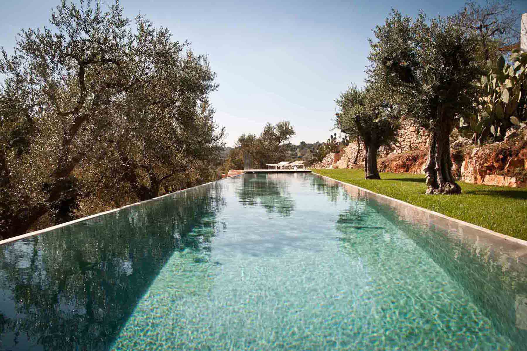 Trullo restored with swimming pool in Ostuni in Puglia